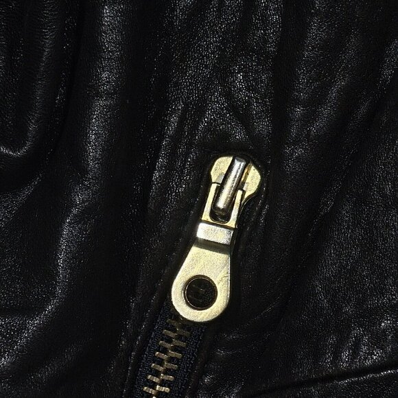 Andrew Marc Addition Geniune Leather Hoodie Jacket‎ Full Zip Brown Men's Medium - Picture 11 of 14